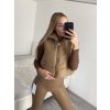 Vesta šustáková dámská (S/M ONE SIZE) ITALSKá MóDA IM322170/DR (Velikost S/M/L, Barva Černá)