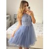 Šaty společenské elegantní plesové dámské (S/M ONE SIZE) ITALSKÁ MÓDA IMM2019805/DR (Velikost S/M/L, Barva růžová světlá)