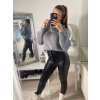Svetr pletený s rolákem dlouhý rukáv dámské (S/M ONE SIZE) ITALSKÁ MÓDA IMWAA223632/DRU (Velikost S/M/L, Barva béžová)