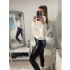 Svetr pletený s rolákem dlouhý rukáv dámské (S/M ONE SIZE) ITALSKÁ MÓDA IMWAA223632/DRU (Velikost S/M/L, Barva béžová)