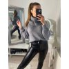 Svetr pletený s rolákem dlouhý rukáv dámské (S/M ONE SIZE) ITALSKÁ MÓDA IMWAA223632/DRU (Velikost S/M/L, Barva béžová)