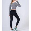 Legíny dlouhé dámské se zeštíhlujícím efektem (S/M ONE SIZE) ITALSKÁ MÓDA IMM22fd525/DR (Velikost S, Barva Černá)