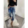 Kalhoty Rifle jeans baggy nízký sed dámské (36-40) ITALSKá MóDA IM522H152B/DR (Velikost 36, Barva _barva viz foto)
