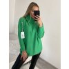 Svetr úpletový oversize s rolákem dlouhý rukáv dámský (S/M/L/XL/2XL ONE SIZE) ITALSKá MóDA IM522AL0381/DR (Velikost XL/2XL, Barva Černá)