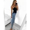 Rifle jeans dlouhé dámské push up (XS-XL) RE-DRESS MA521ps65/DR (Velikost 25, Barva modrá)