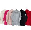 Šaty pletené svetr prodloužený s rolákem dámské (S/M ONE SIZE) ITALSKÁ MÓDA IMD211186 (Velikost S/M/L, Barva Černá)