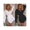 Košilové šaty s dlouhým rukávem dámske (S-M-L) AFASHION AF21SIERENA/DR