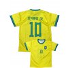 Chlapecký Fotbalový dres Brazílie Neymar 10 - 284883 (Barva žlutá, Velikost S)