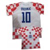Chlapecký Fotbalový dres Modric 10 - 285171 (Barva bílo-červená, Velikost M)