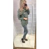 Tričko dlouhý rukáv dámské (uni m/xxl) ITALSKá MóDA IM718016 (Barva bílá)