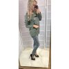 Tričko dlouhý rukáv dámské (uni m/xxl) ITALSKá MóDA IM718016 (Barva bílá)