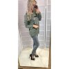 Tričko dlouhý rukáv dámské (uni m/xxl) ITALSKá MóDA IM718016 (Barva bílá)