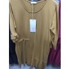 Šaty 3/4 rukáv dámské nadrozměr (XL/2XL ONE SIZE) ITALSKá MODA IMS21305/DR