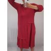 Šaty 3/4 rukáv dámské nadrozměr (XL/2XL ONE SIZE) ITALSKá MODA IMS21305/DR