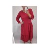 Šaty 3/4 rukáv dámské nadrozměr (XL/2XL ONE SIZE) ITALSKá MODA IMS21305/DR