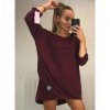 Šaty alá tričko 3/4 dlouhý rukáv (uni L/3XL) ITALSKÁ MODA IM421047/DR