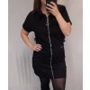 Šaty riflové krátký rukáv dámské nadrozměr (2XL-6XL) GOURD GD22GD8617-LJ/DR