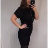Šaty riflové krátký rukáv dámské nadrozměr (2XL-6XL) GOURD GD22GD8617-LJ/DR