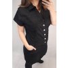 Šaty riflové krátký rukáv dámské nadrozměr (2XL-6XL) GOURD GD22GD8125-LJ/DR