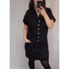 Šaty riflové krátký rukáv dámské nadrozměr (2XL-6XL) GOURD GD22GD8125-LJ/DR