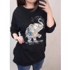 Tunika dlouhý rukáv dámská nadrozměr (4XL/5XL ONE SIZE) ITALSKÁ MÓDA IM4212978/DR