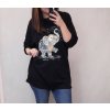 Tunika dlouhý rukáv dámská nadrozměr (4XL/5XL ONE SIZE) ITALSKÁ MÓDA IM4212978/DR