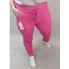 Kalhoty strečové dámské nadrozměr (XL/2XL/3XL ONE SIZE) ITALSKÁ MÓDA IMJ220015/DR