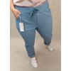 Kalhoty strečové dámské nadrozměr (XL/2XL/3XL ONE SIZE) ITALSKÁ MÓDA IMJ220015/DR