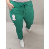 Kalhoty strečové dámské nadrozměr (XL/2XL/3XL ONE SIZE) ITALSKÁ MÓDA IMJ220015/DR