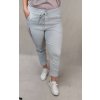 Kalhoty strečové dámské nadrozměr (XL/2XL/3XL ONE SIZE) ITALSKÁ MÓDA IMJ220015/DR