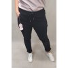 Kalhoty strečové dámské nadrozměr (XL/2XL/3XL ONE SIZE) ITALSKÁ MÓDA IMJ220015/DR