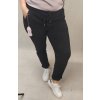 Kalhoty strečové dámské nadrozměr (XL/2XL/3XL ONE SIZE) ITALSKÁ MÓDA IMJ220015/DR