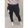 Kalhoty strečové dámské nadrozměr (XL/2XL/3XL ONE SIZE) ITALSKÁ MÓDA IMJ220015/DR