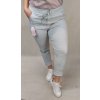 Kalhoty strečové dámské nadrozměr (XL/2XL/3XL ONE SIZE) ITALSKÁ MÓDA IMJ220015/DR