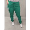 Kalhoty strečové dámské nadrozměr (XL/2XL/3XL ONE SIZE) ITALSKÁ MÓDA IMJ220015/DR