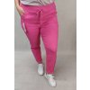 Kalhoty strečové dámské nadrozměr (XL/2XL/3XL ONE SIZE) ITALSKÁ MÓDA IMJ220015/DR