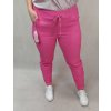 Kalhoty strečové dámské nadrozměr (XL/2XL/3XL ONE SIZE) ITALSKÁ MÓDA IMJ220015/DR