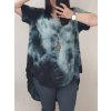 Tunika oversize krátký rukáv s přívěskem dámská nadrozměr (3XL/4XL ONE SIZE) ITALSKá MóDA IM422FABIA/DR (Velikost 3XL/4XL, Barva zelená)