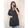 Šaty s kapucí dlouhý rukáv dámská nadrozměr (2XL/3XL ONE SIZE) ITALSKá MóDA IM422492LH/DR