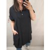 Šaty s kapucí dlouhý rukáv dámská nadrozměr (2XL/3XL ONE SIZE) ITALSKá MóDA IM422492LH/DR