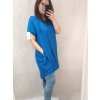 Šaty s kapucí dlouhý rukáv dámská nadrozměr (2XL/3XL ONE SIZE) ITALSKá MóDA IM422492LH/DR