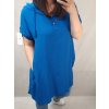 Šaty s kapucí dlouhý rukáv dámská nadrozměr (2XL/3XL ONE SIZE) ITALSKá MóDA IM422492LH/DR