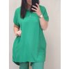 Šaty s kapucí dlouhý rukáv dámská nadrozměr (2XL/3XL ONE SIZE) ITALSKá MóDA IM422492LH/DR