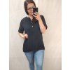 Tunika oversize zavazovací bavlněná krátký rukáv dámská nadrozměr (XL/2XL ONE SIZE) ITALSKá MóDA IM422536/DR (Velikost XL/2XL, Barva béžová)