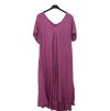 Šaty dlouhé maxi oversize krátký rukáv dámské viskoza nadrozměr (3XL/4XL/5XL ONE SIZE) ITALSKÁ MÓDA IMC22380/DR (Velikost 3XL/4XL, Barva Černá)