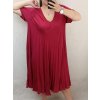 Šaty dlouhé maxi oversize krátký rukáv dámské viskoza nadrozměr (3XL/4XL/5XL ONE SIZE) ITALSKÁ MÓDA IMC22380/DR (Velikost 3XL/4XL, Barva Černá)