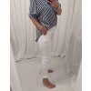 Kalhoty bavlněné letní dámské nadrozměr (3XL/4XL/5XL ONE SIZE) ITALSKÁ MODA IM422499LH/DU (Velikost 3XL/4XL, Barva Černá)