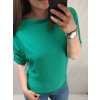 Tunika oversize krátký rukáv dámská nadrozměr (L/XL/2XL ONE SIZE) ITALSKÁ MÓDA IM722075/DR