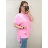 Tunika krátký rukáv dámská (XL/2XL/3XL ONE SIZE) ITALSKÁ MÓDA IM422434/DR