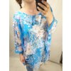 Tunika krátký rukáv dámská nadrozměr (XL/2XL/3XL ONE SIZE) ITALSKÁ MÓDA IM422397/DR